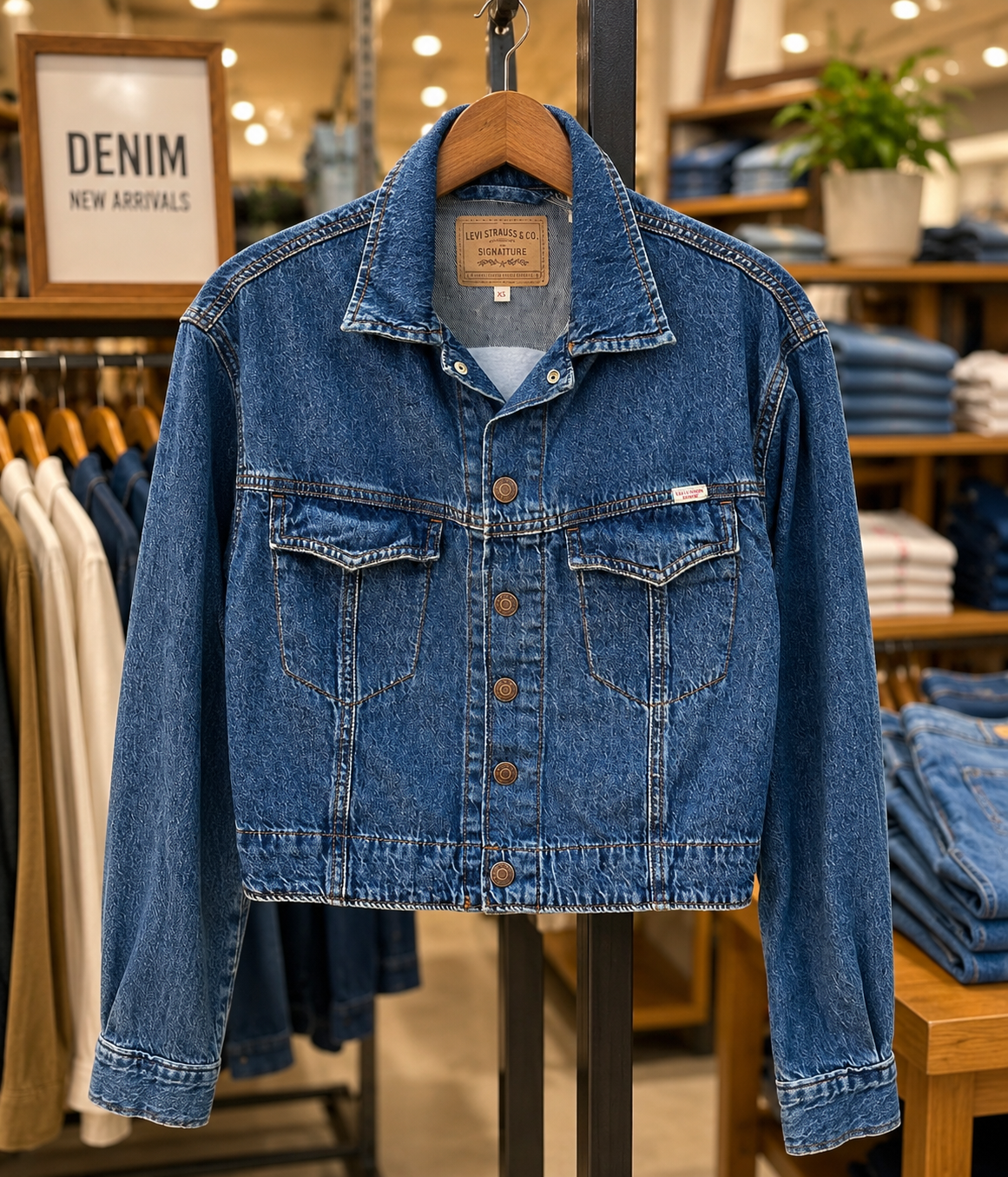 Rainbow Horse Denim Jacket