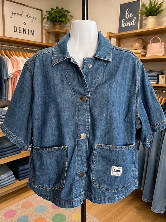 Lee Workwear Denim Shirt - Cat Face