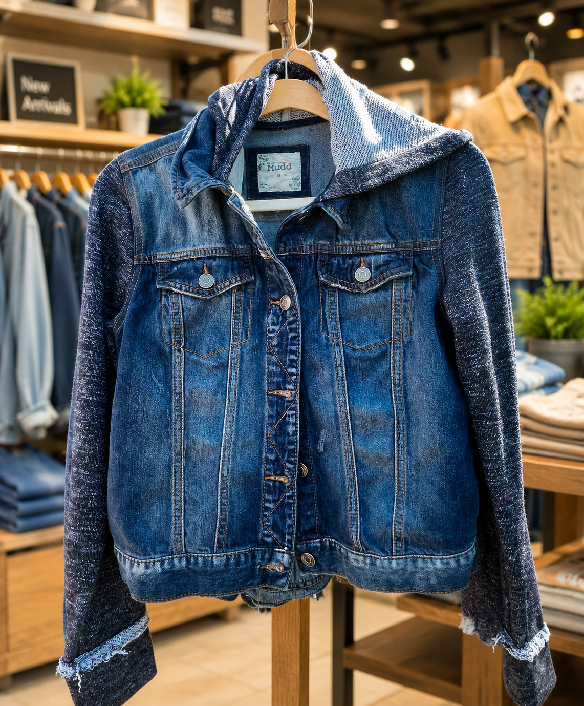 Mudd Denim Jacket - Colorful Camping