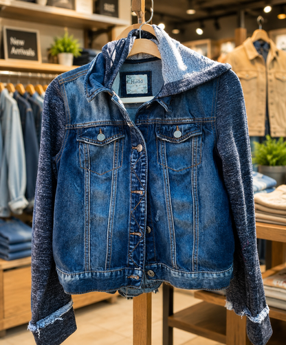 Mudd Denim Jacket - Colorful Camping