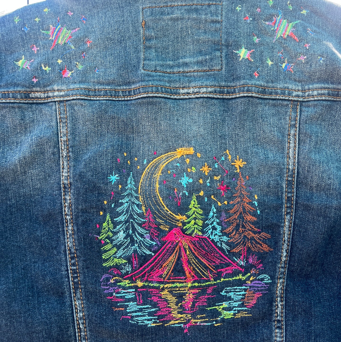 Mudd Denim Jacket - Colorful Camping