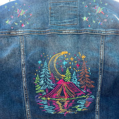 Mudd Denim Jacket - Colorful Camping