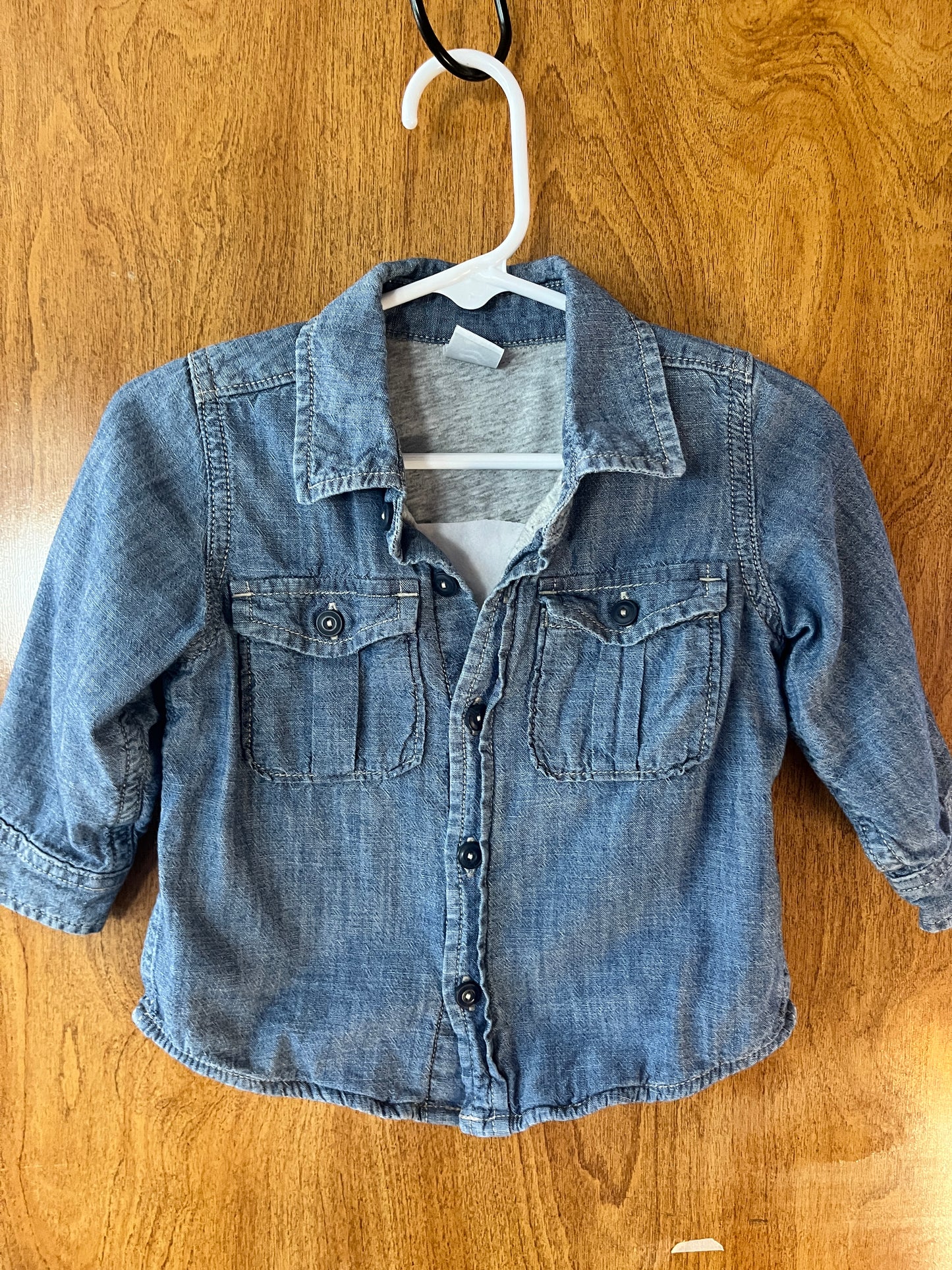 Baby Gap Denim Shirt with Tigger
