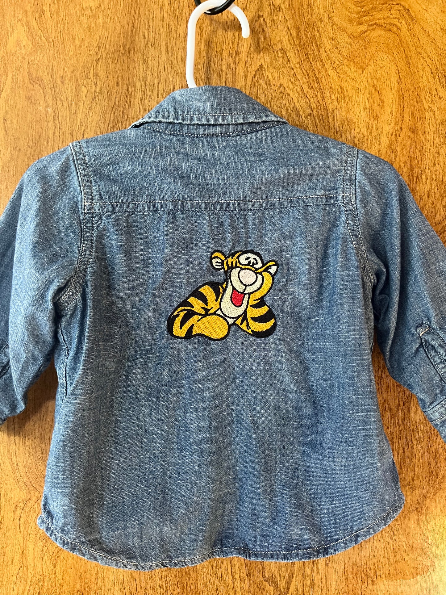 Baby Gap Denim Shirt with Tigger