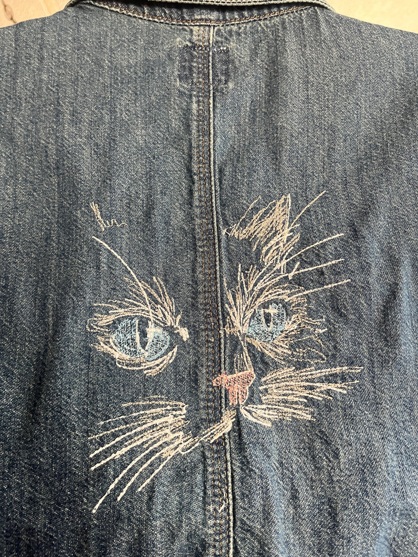 Lee Workwear Denim Shirt - Cat Face