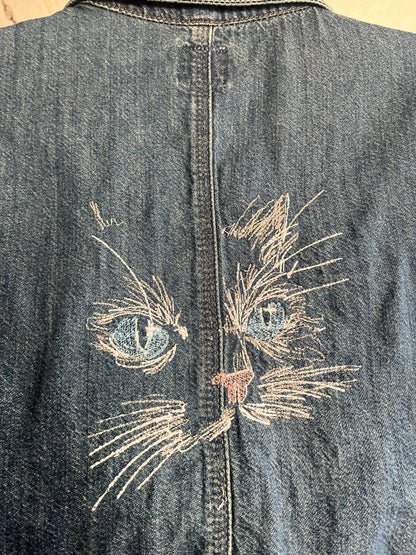 Lee Workwear Denim Shirt - Cat Face