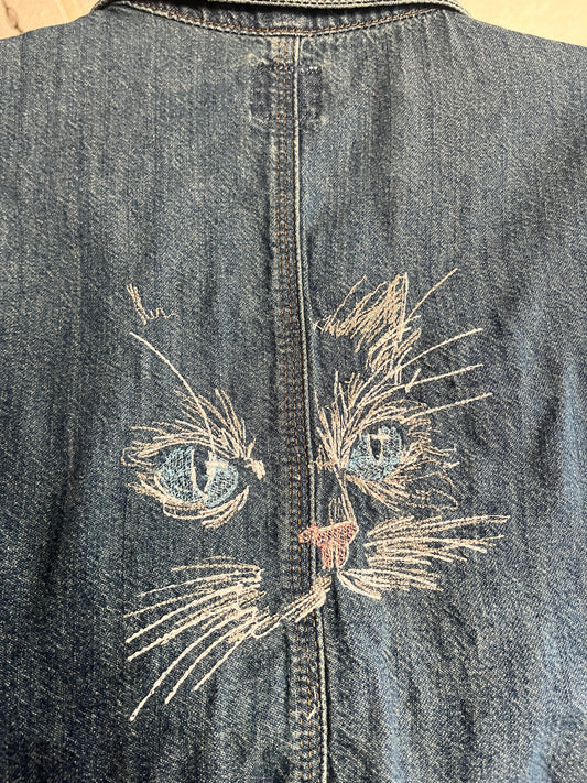 Lee Workwear Denim Shirt - Cat Face